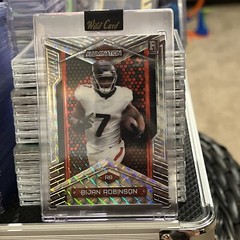 2023 Wild Card Alumination Bijan Robinson (RC) Red Black Snake Skin 20/75 BC-BR