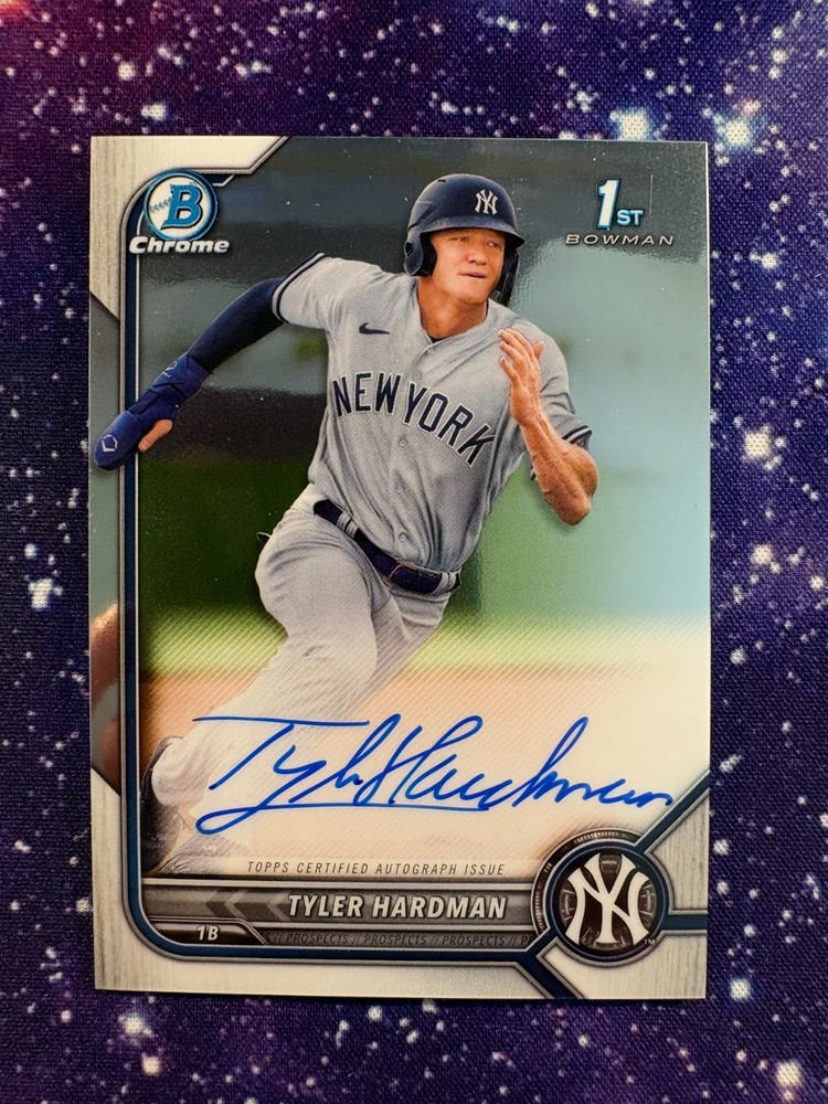 2022 Bowman Chrome – Prospect Autograph Tyler Hardman #CPA-TH