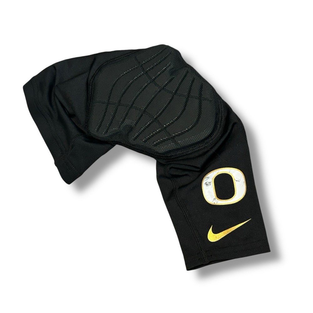 NIKE 2025 Oregon Ducks Football Issued “Shoe Duck” Padded Left Elbow Sleeve L/XL