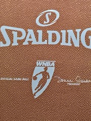 Vintage Spalding WNBA Official Game Ball Padfolio Portfolio Binder Donna Orender