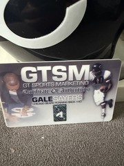 Gale Sayers (Bears) NFL Riddell Autographed Mini Helmet(GTSM COA)