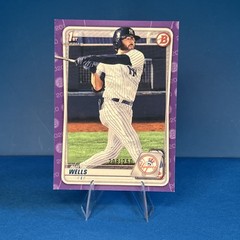 2020 Bowman Draft Austin Wells #BD-56 Purple /250 (RC) Yankees Rookie