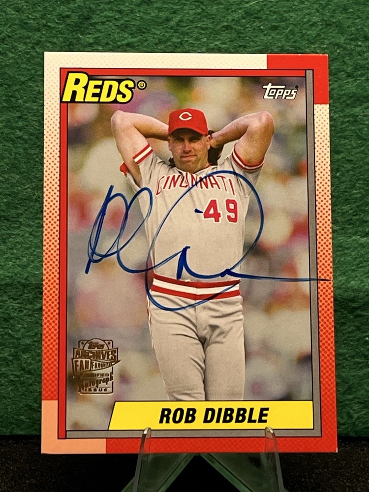 Rob Dibble 2014 Topps Archives – Fan Favorites Autographs #FFA-RD Silver #01/25