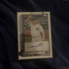 2025 Topps Series 1 Coach Al Nicky Cass AUTO First Pitch 24/99 *READ*