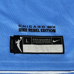 Chicago Sky Jersey Girls Large Blue WNBA Basketball Angel Reese Nike Rebel
