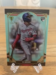 CJ Abrams 2022 Topps Triple Threads Rookie RC /150 Aquamarine Parallel #95 SP NM