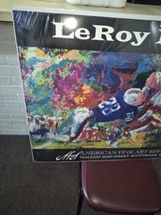 LEROY NEIMAN- RIGGIN&rsquo;S SUPER BOWL – AFA – ARIZONA 1996, 38X26