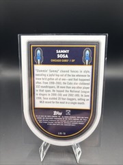 2025 Topps Chrome Cosmic #LIO-19 Sammy Sosa Launched into Orbit