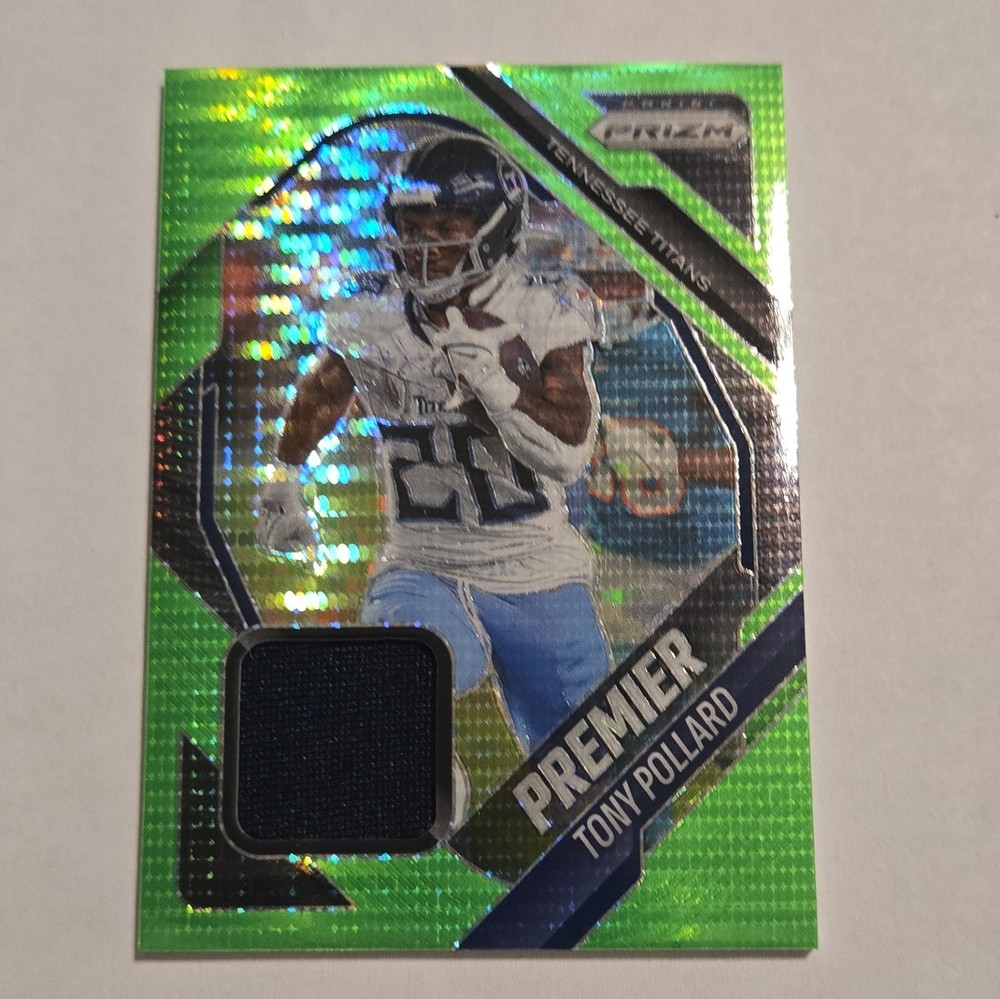 Panini 2025 Prizm Tony Pollard Titans Premier Jerseys Memorabilia #PJY-TOP