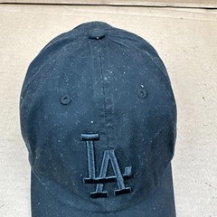 &rsquo;47 Brand Los Angeles Dodgers LA Black Adjustable Strapback Cap OSFA
