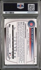 2025 Bowman Draft – Chrome Prospect Auto Kane Kepley Blue/150 PSA 8