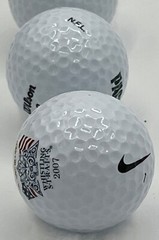 Decorative Bucket of Golf Balls Packers Whistling Straits Pink