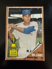 Billy Williams 1962 Topps #288 – Chicago Cubs Rookie Cup VG+ SMALL CREASE TOP