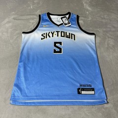 Chicago Sky Jersey Girls Large Blue WNBA Basketball Angel Reese Nike Rebel