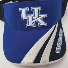 Kentucky Wildcats Visor Hat Adjustable 47 Brand Blue Black White NCAA Logo Men