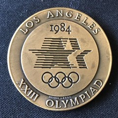 Los Angeles 1984 Summer Olympics Volunteer Participation Medal – Great Condition