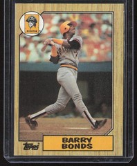 1987 Topps Barry Bonds Rookie Pittsburgh Pirates #320