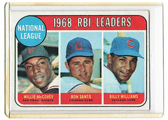 1968 Topps – RBI Leaders – Willie McCovey/Ron Santo/Billy Williams #4