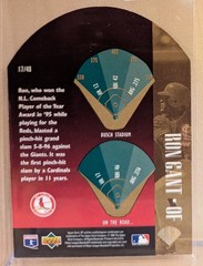 1996 SP Holoview Special FX RED DIE CUT #17 Ron Gant RARE HOLOGRAM INSERT