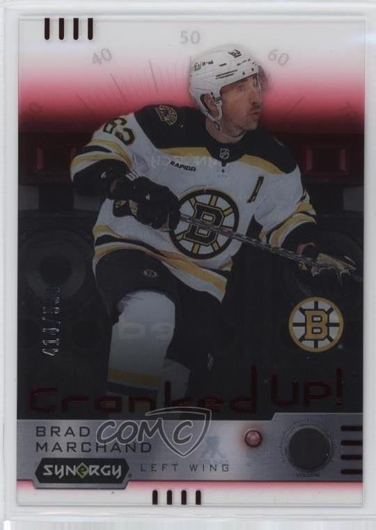 2023-24 Upper Deck Synergy Cranked Up Red 414/599 Brad Marchand #CR-BM yf0