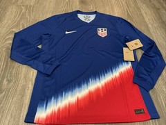 Nike United States USA Long Sleeve Jersey Blue/Red Men’s Size: Large NWT Dri-Fit