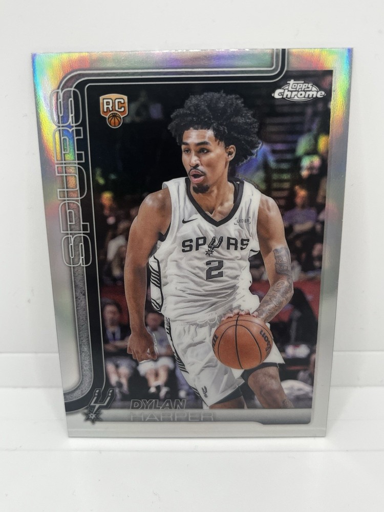 2025-26 Topps Chrome – Dylan Harper #252 Refractor (RC) Error?