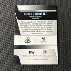 2025-26 Topps Chrome UEFA CC – Bruno Guimaraes #117 Prism Refractor