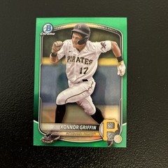 2025 Bowman Prospects Konnor Griffin #BP-86 Green Pattern /99 Pittsburgh Pirates