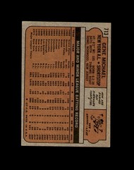 1972 Topps #713 Gene Michael New York Yankees (surface flaws) *3292