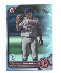 PARKER MESSICK 2022 Bowman Draft 1st Edition 1st Bowman SKY Blue Foil BD-71 Y553