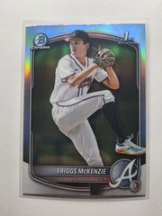 2025 Bowman Chrome 1st Refractor BDC-81 Briggs McKenzie Braves