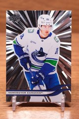 2025-26 Upper Deck Base Silver Outburst #425 Nils Aman – Vancouver Canucks