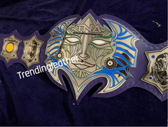 TNA Jeff Hardy Immortal Championship Belt Real Leather Adult Size 2mm /4mm zinc