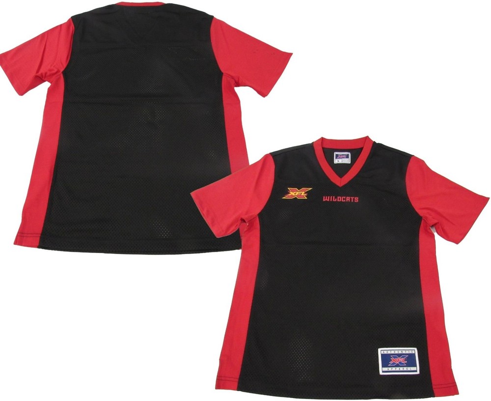 New XFL LA Wildcats Mens Sizes S-M-L-XL-2XL-3XL Blank Football Jersey