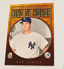 Topps 2009 Don Larsen #RH46 New York Yankees Ring of Honor Insert Baseball