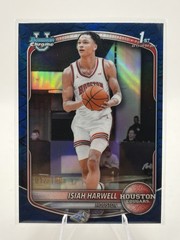 2025 Topps 1st Bowman Chrome Basketball Isiah Harwell Blue Reptilian /150 BCP-7