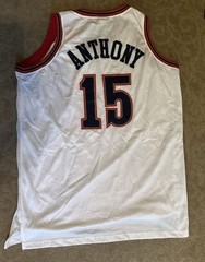 Vintage Hardwood Classics Denver Nuggets 15 Carmelo Anthony Basketball Jersey