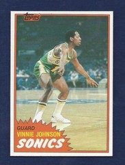 CENTERED SHARP 1981 TOPPS BASKETBALL #99 VINNIE JOHNSON ROOKIE CARD .99 SH D753