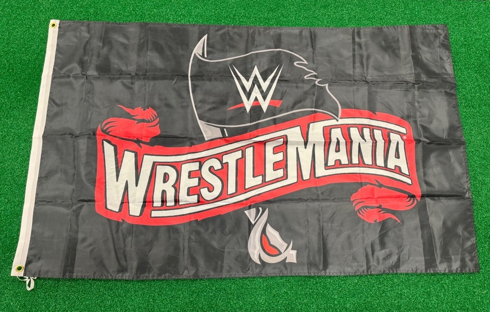 WWE Wrestlemania 36 Logo Flag 3ft X 5ft