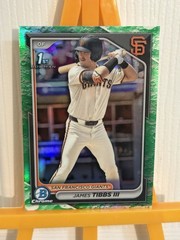 2024 Bowman Draft James Tibbs III 1st Bowman Lunar Glow Refractor #BDC-40🔥📈