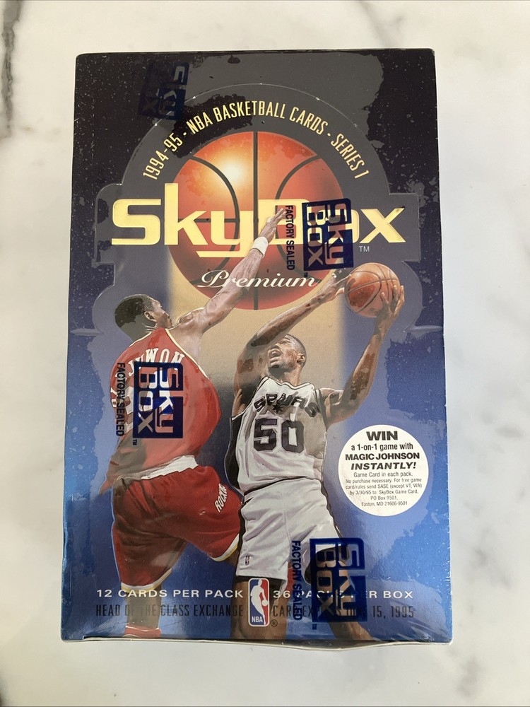 1994-95 SkyBox Premium Series 1 Basketball Factory Sealed Hobby Box 36 Packs