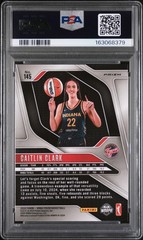 2024 Panini Prizm Wnba #145 Caitlin Clark Blue Velocity PSA 8