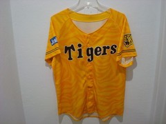 HANSHIN TIGERS JOSHIN JAPAN NPB BASEBALL JERSEY YELLOW MENS MEDIUM