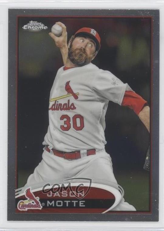 2012 Topps Chrome Jason Motte #88 9cp