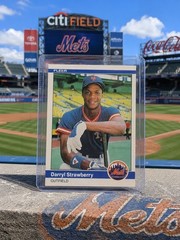 1984 Fleer Darryl Strawberry #599 New York Mets Rookie Era Baseball Card Grade