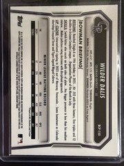 2026 Bowman Chrome Wilder Dalis 1st Bowman Sky Blue Mojo Refractor /499 Rockies