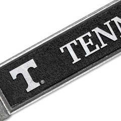 NCAA Tennessee Volunteers License Plate Frame 12×6 Pewter Heavy Duty Car Truck