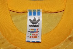VINTAGE ADIDAS JERSEY LONG SLEEVE RETRO 1990/92 SOCCER TEMPLATE SHIRT SWEDEN S
