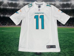 Miami Dolphins Mike Wallace #11 Nike On Field Jersey Mens Size Large Used