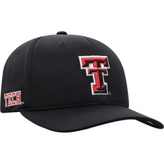 Men&rsquo;s Top of the World Black Texas Tech Red Raiders Reflex Logo Flex Hat